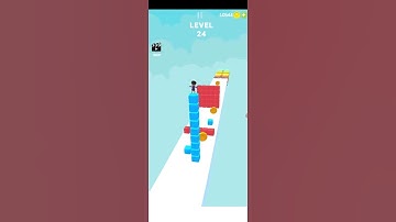 Cube Stacker Surfer  3D Gameplay #shorts