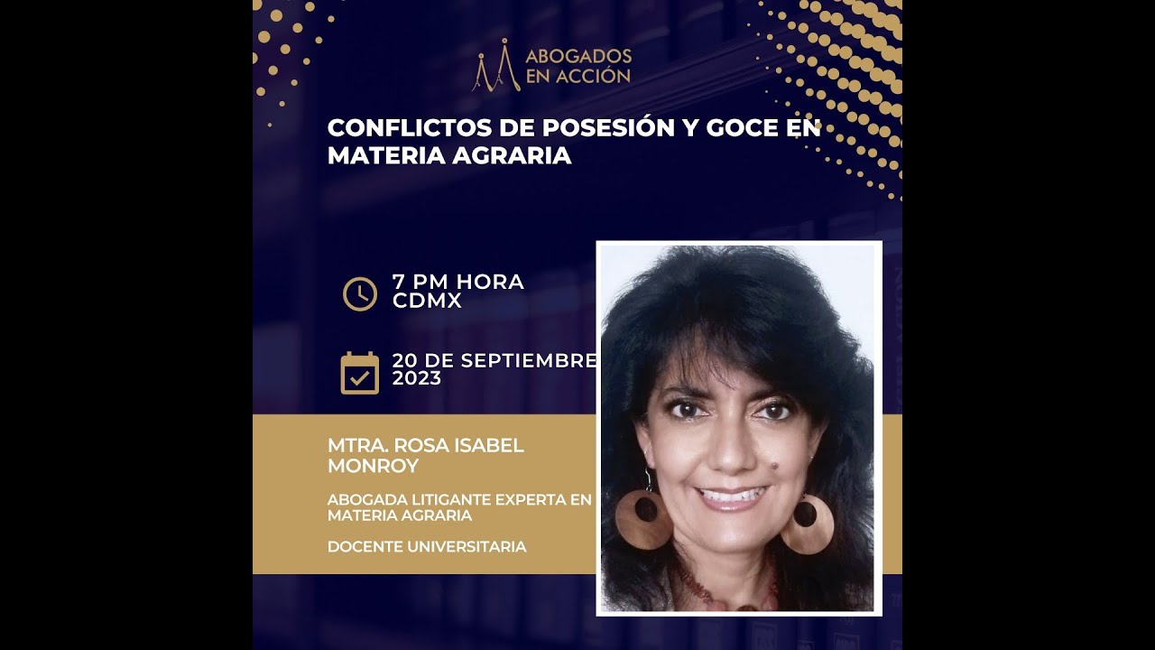 Conflictos de posesión y goce en materia agraria