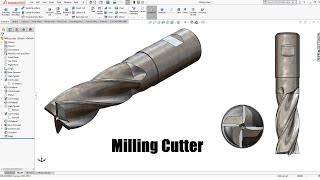 Milling cutter in Solidworks | Solidworks Tutorials