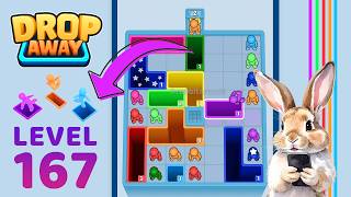 Drop Away Level 167 Solution Walkthrough