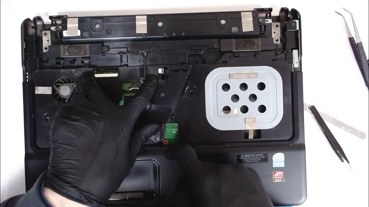 Как разобрать ноутбук hp compad 6830s Pavilion разборка