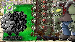 Plantas contra Zombies : Doom Peashooter vs Dr.Zomboss vs Giga-Gargantuar Zombies