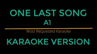 One Last Song - A1 (Karaoke Version) screenshot 4