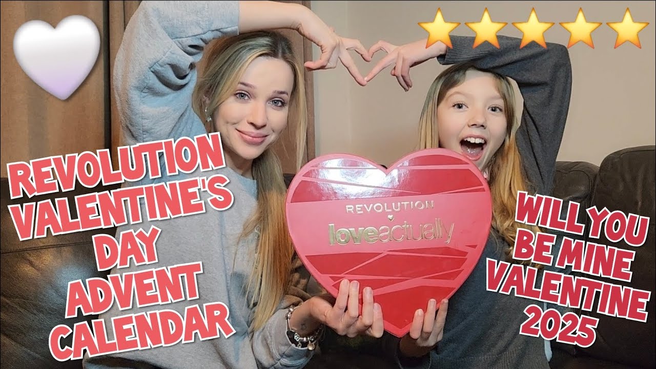 Countdown to Valentine's Day Calendar Revolution Beauty Viral 2025 Drunk Elephant Byoma Dior Chanel