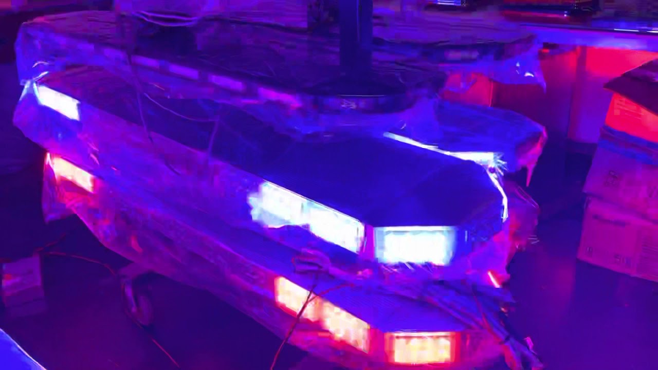 Double layer police lightbar