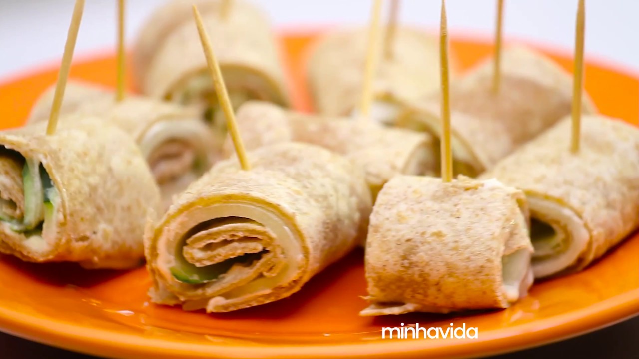 Enroladinho De Pepino Com Cream Cheese RECEITA 1 MINUTO YouTube