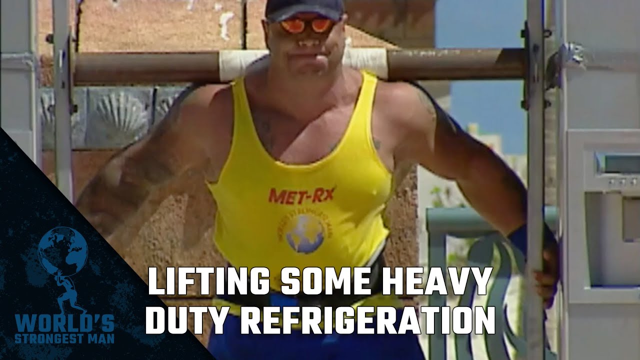 2004 World???s Strongest Man Refrigerator Carry Part 1 YouTube