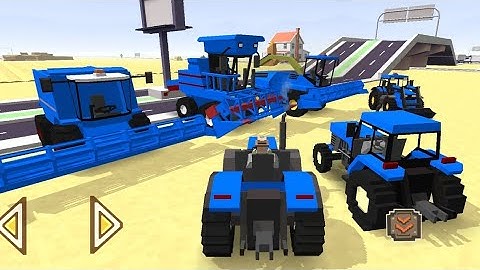 I bought an entire collection of New Holland machines × Blocky Farming and Racing Simulator || 21