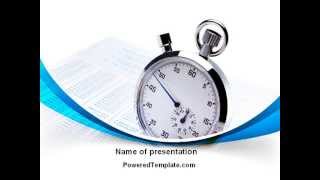 Time Management Tool PowerPoint Template by PoweredTemplate.com
