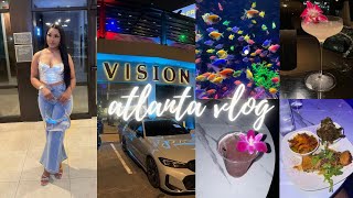 VLOG♡: Atlanta 4 the Weekend, A SNAKE??!!, New iPhone, Lounge, Good Eats, Aquarium, Museum& Moreヅ