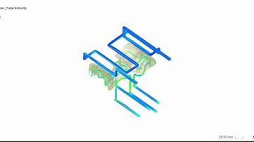 Moldex3D 3D Coolant CFD Analysis
