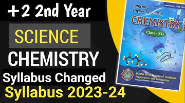 CHSE syllabus Science 2023-24 pdf Class 12th||CBSE syllabus Changed 2024