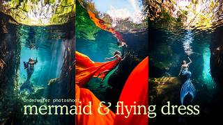 This Underwater Shoot Had It All: Flying Dress + Mermaid Tail 🧜‍♀️ screenshot 2
