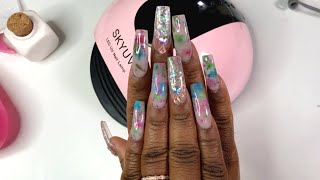 Milk Bath & Glitter | Acrylic Full Set !