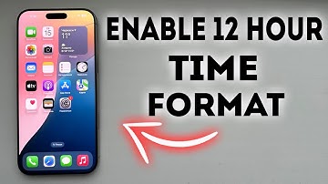iPhone 16/16 Pro Max: How To Enable 12 Hour Time Format (Turn On AM & PM Time) - Full Guide