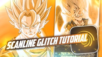 SCANLINE GLITCH AMV TUTORIAL | ALIGHT MOTION