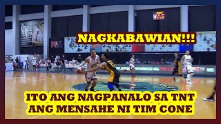 NAGKABAWIAN NG GALAW SINA TENORIO AT CASTRO! | ITO ANG NAGPANALO | MENSAHE NI CONE MATAPOS ANG LARO screenshot 4