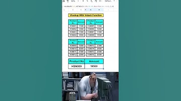 VLOOKUP with Multiple Tables Using VSTACK | Excel Trick #excel #feed #shortsfeed