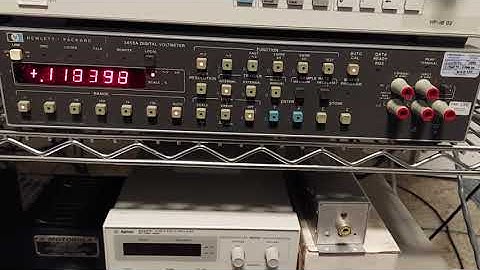 HP 3455A Digital Voltmeter