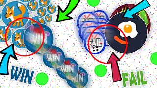 Agar.io EPIC WINS AND FAILS COMPILATION // NEW POPSPLIT KING! BEST AGARIO WINS/FAILS