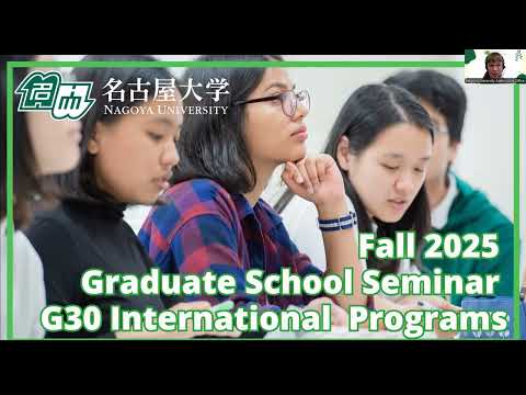 Nagoya University Graduate Programs