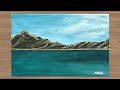 Easy landscape painting | Time-Lapse | Nada Arts