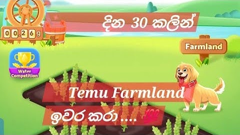 Temu Farmland Game 🎮 Mission Complete 2025 @ASANTHA_Wijesinghe #temu #farmland #foryou #fypage
