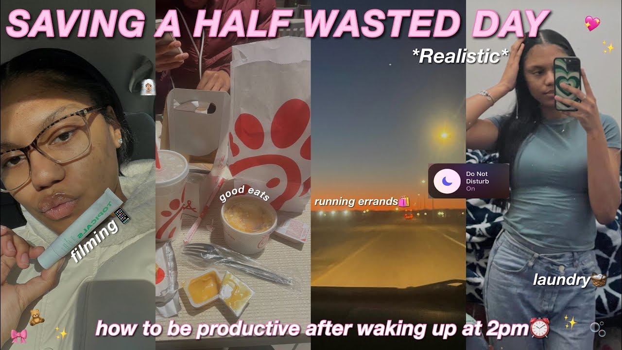 saving a half wasted day! *REALISTIC*🧸💖 productive, recovering, self care| Ariyannah Kelis