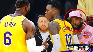 Me & LosPollos Were ON TV Watching LeBron Play Courtside!