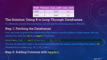 Modifying Multiple Dataframes in RStudio: A Simple Loop Guide