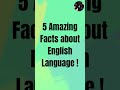 5 Amazing Facts about English Language ! | @viraideas  #shorts #facts