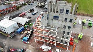 @WxmAFCofficial Kop stand construction - How it looks May 16th