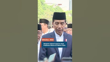 Perbandingan Respons Jokowi soal Isu Duet Prabowo Gibran