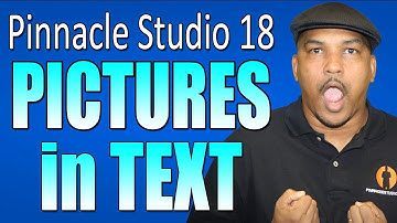 How To Add Pictures To Title Editor / Text using Pinnacle Studio