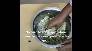 Sweet potato poha Ladoo