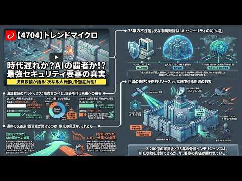【4704】トレンドマイクロ、AI投資が描く未来を徹底解剖
