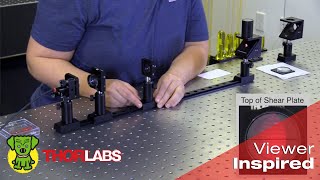 Collimate a Laser with a Shear-Plate Collimation Tester (Viewer Inspired) | Thorlabs Insights