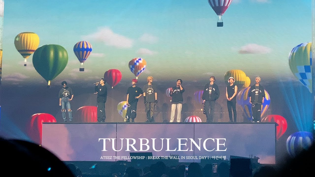 20221029 에이티즈 ATEEZ THE FELLOWSHIP : BREAK THE WALL IN SEOUL DAY 1 : 야간비행(TURBULENCE) (ATINY FANCAM)