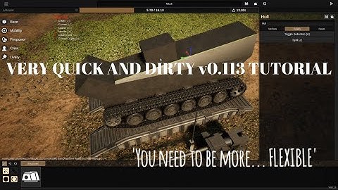 Sprocket Tank Design: Very Quick and Dirty v0.113 Tutorial
