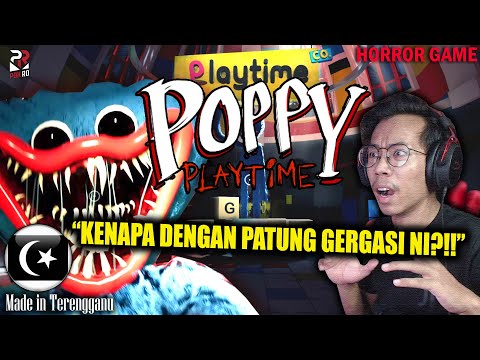 *SERAM!* PATUNG BERBULU NAK MAKAN AKU?! || POPPY PLAYTIME [CHAPTER 1] Gameplay [Pok Ro] (Malaysia)