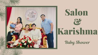 BABY SHOWER of (SALOMA) SALON BASNET & KARISHMA KC | Baby Shower | Saloma | Family & Friends 🧿🧿