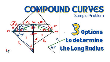 Compound Curves Sample Problem | Curves and Earthworks