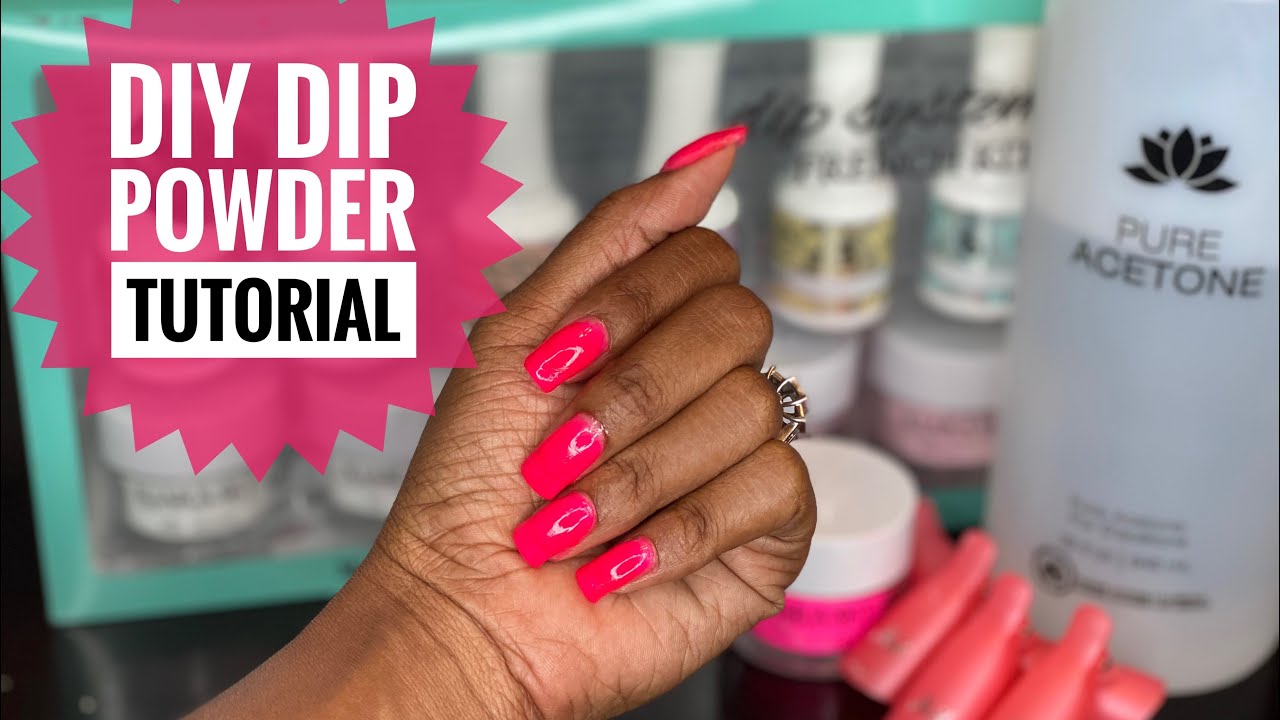 Kiara Sky Dip Powder on Natural Nails / Nail tutorial - YouTube