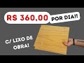 FAÇA E VENDA ESSE OBJETO DE MARCENARIA! ...EU SÓ USEI FERRAMENTAS SIMPLES!  R$360,00 POR DIA!