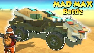 MAD MAX SPUD BATTLE! - Scrap Mechanic Multiplayer Gameplay - Spud Gun Update & Battle