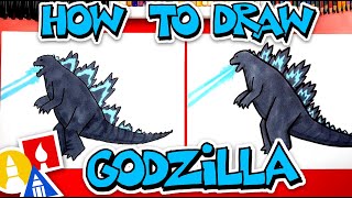 How To Draw Godzilla - KidzTube