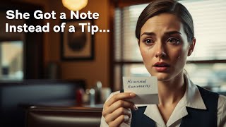 Waitress Gets Note Instead of Tip—She Couldn’t Believe It