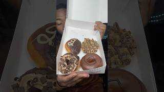 Krispy Kreme X Hershey’s Chocomania Donuts🍫🍩 #food #foodreview #krispykreme #donuts #hersheys