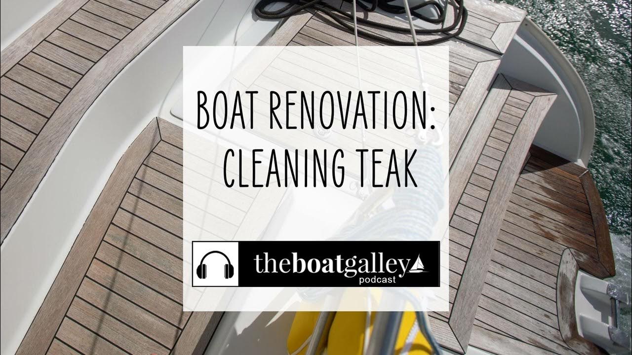 Cleaning Interior Boat Teak YouTube