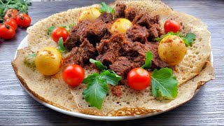 How to make ethiopian zigni beef stew طريقة تحضير الزقنى الحبشى